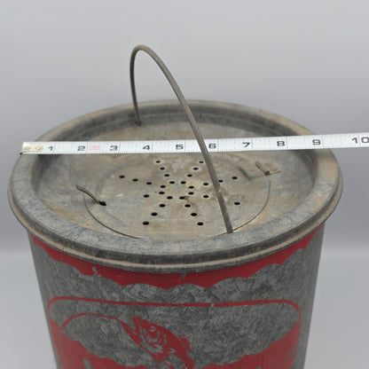 MIT SHEA Galvanized Floating Minnow Bucket/Better Bilt Model# 77-10