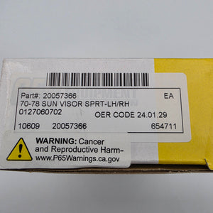 1970-1978 Chevrolet Camaro Left Hand and Right Hand Visor Supports NIB #20057366