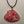 INDIA GEMS Rhodochrosite/Sterling Silver Triangular 2.75