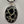 INDIA GEMS Black Septarian/Sterling Silver Oval 3