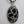 INDIA GEMS Black Septarian/Sterling Silver Oval 3