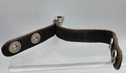 Black Leather/Belt Loop Key Ring Holder
