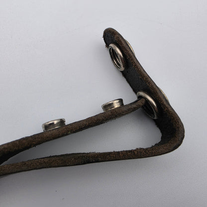 Black Leather/Belt Loop Key Ring Holder