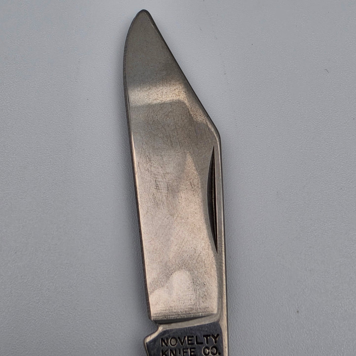 NOVELTY KNIFE CO. GENE AUTRY "Singing Cowboy" Stainless Steel Vintage 1990's Western Pocket Knife