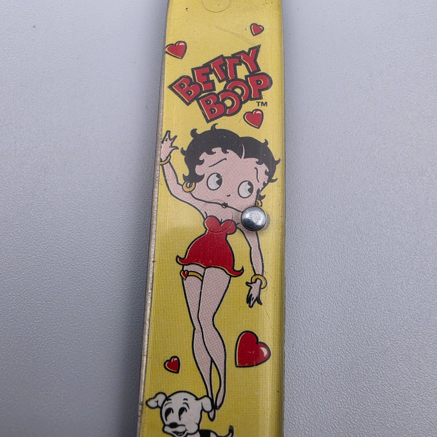 NOVELTY CUTLERY IRELAND BETTY BOOP Yellow Vintage 1992 Pocket Knife