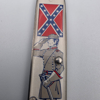 1960's Vintage Civil War Confederate Soldier Novelty Pocket Knife