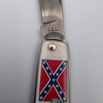 1960's Vintage Civil War Confederate Soldier Novelty Pocket Knife