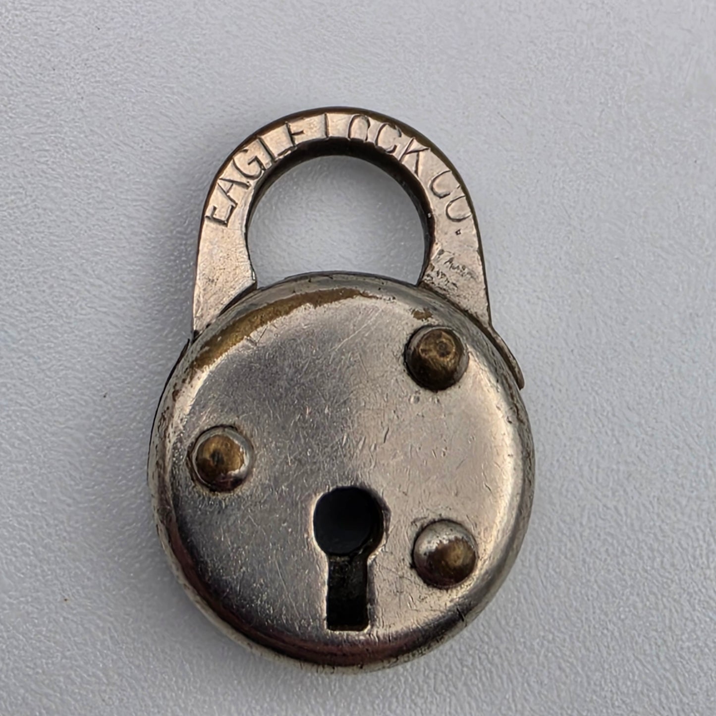 EAGLE LOCK CO. Vintage 1" Lock With Original Key