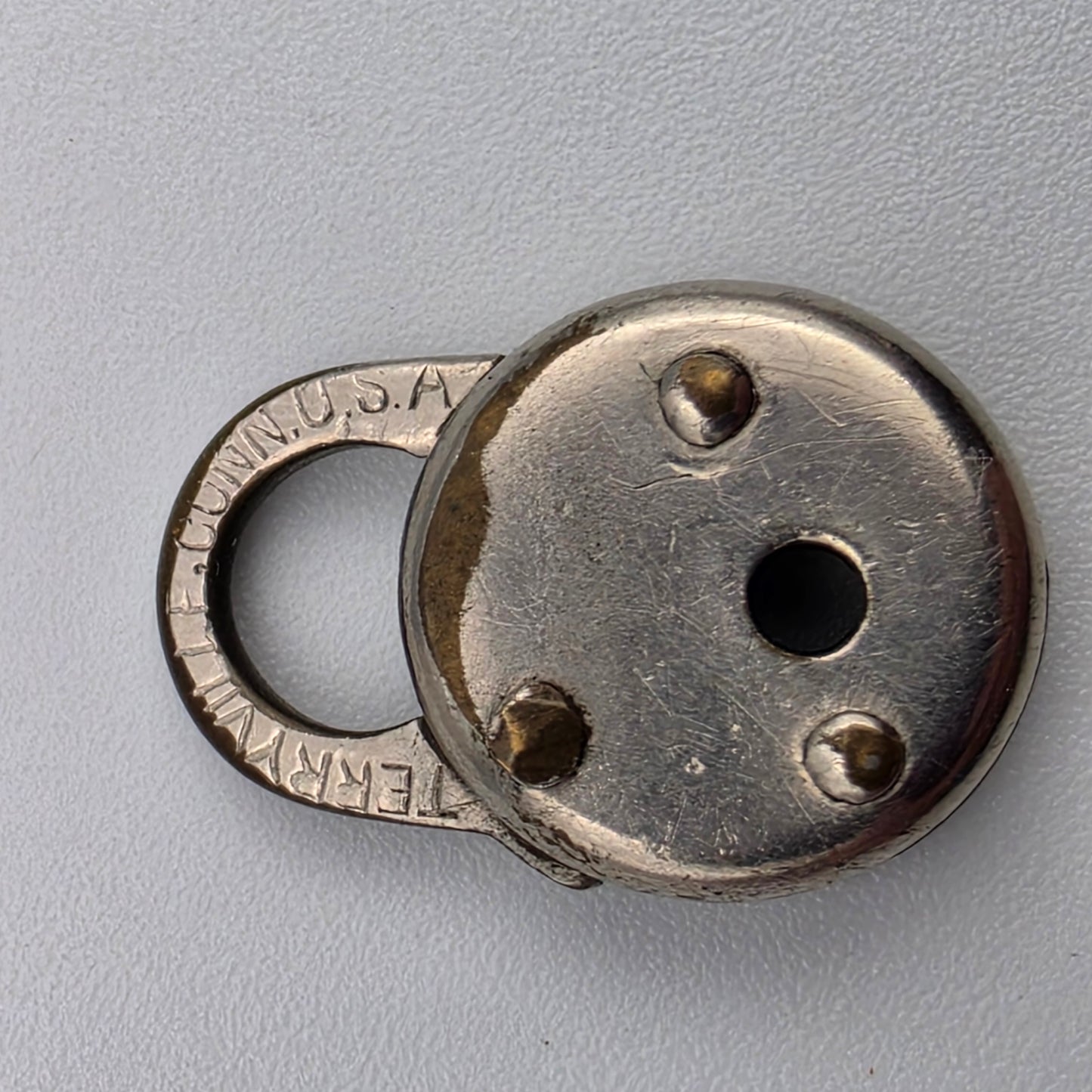 EAGLE LOCK CO. Vintage 1" Lock With Original Key