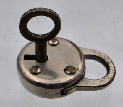 EAGLE LOCK CO. Vintage 1" Lock With Original Key