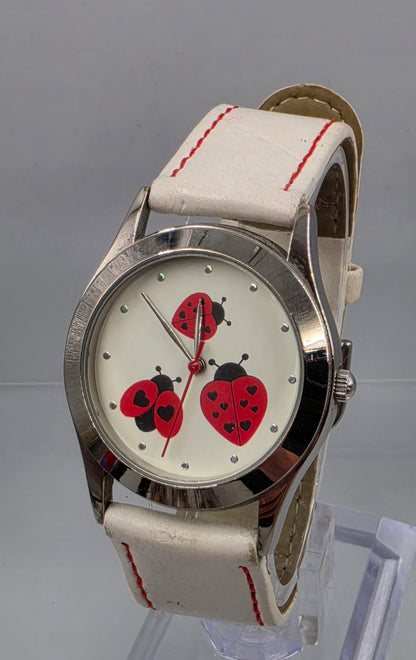 AVON 2011 Spring Fling Collection/White Ladybug Watch