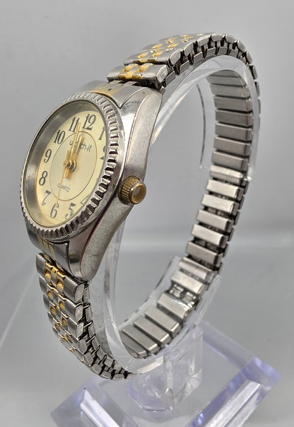 WATCH IT Model# MLN3013 Stainless Steel Expansion Band Vintage Watch