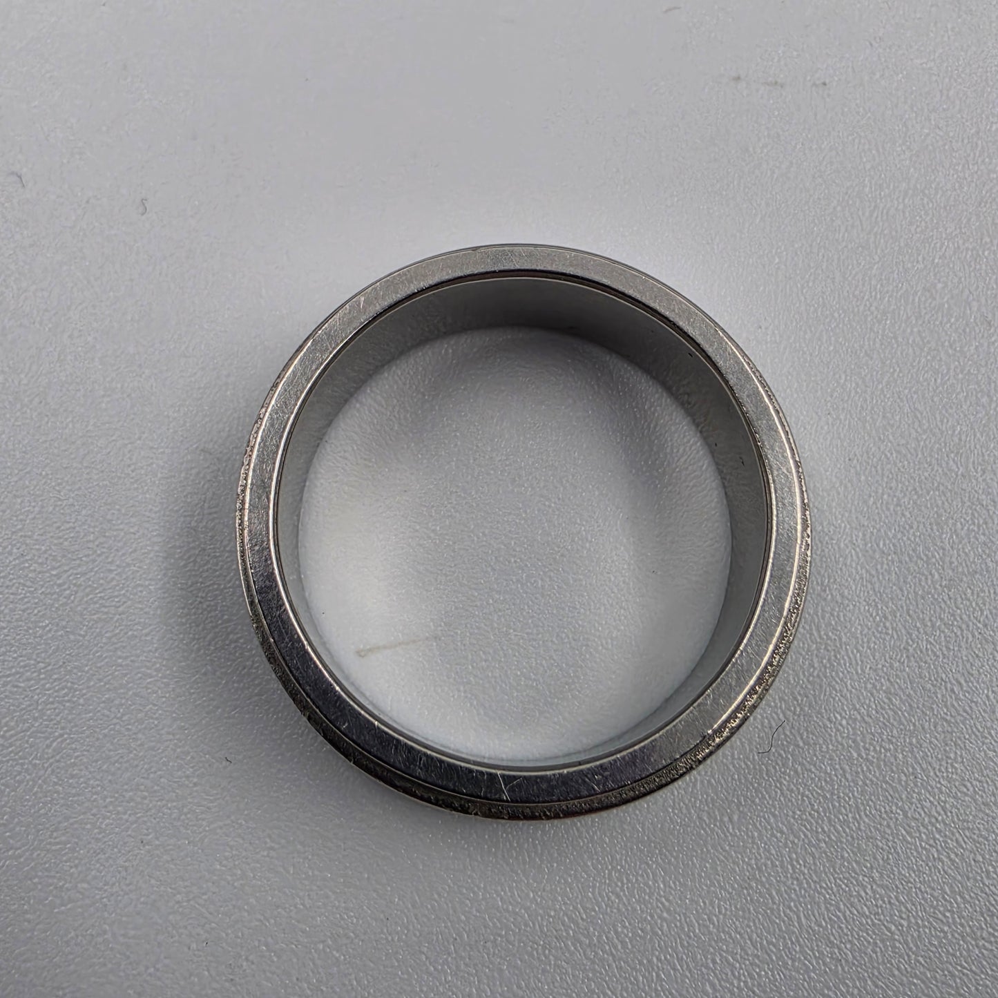 Stainless Steel Spinner Men's Ring Size 10.75