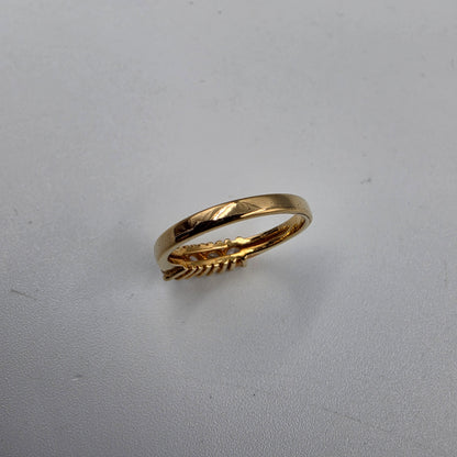 Gold Plated/Cubic Zirconia Korean Made Ring Size 7