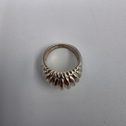 SSCI Silver Spec Specialists Inc Sterling Silver Ribbed Dome Ring Size 6.75