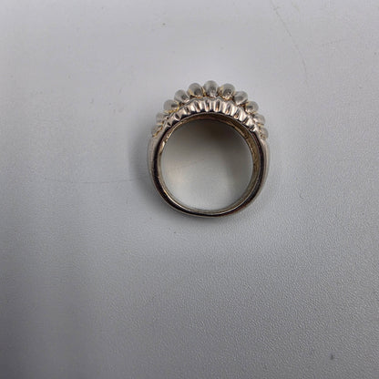 SSCI Silver Spec Specialists Inc Sterling Silver Ribbed Dome Ring Size 6.75