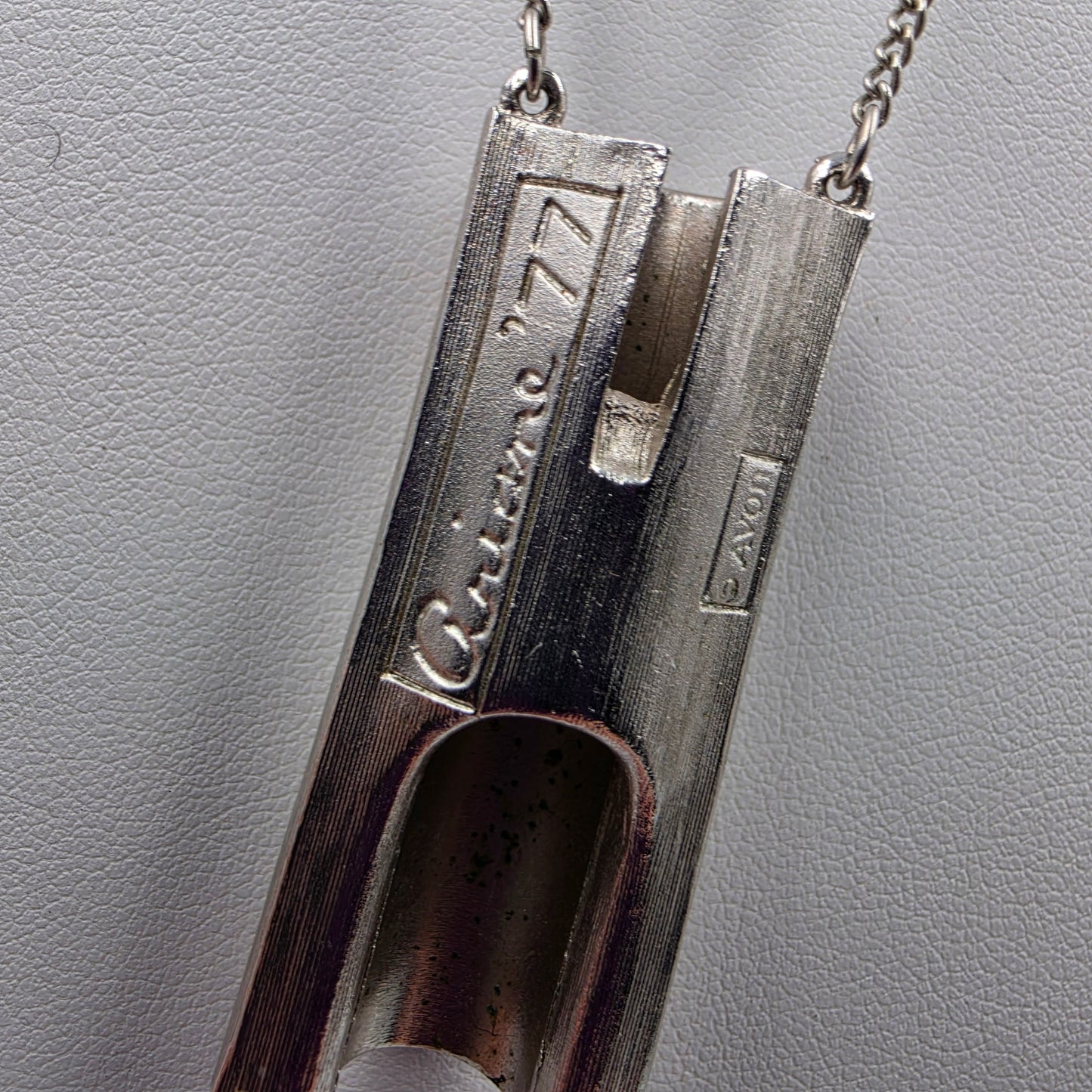 AVON Vintage 1977 21"-23" "Ariane 77" Perfume Holder Necklace