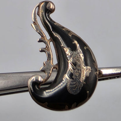 SIAM Niello Thai Sterling Silver Goddess of Lightning Earrings