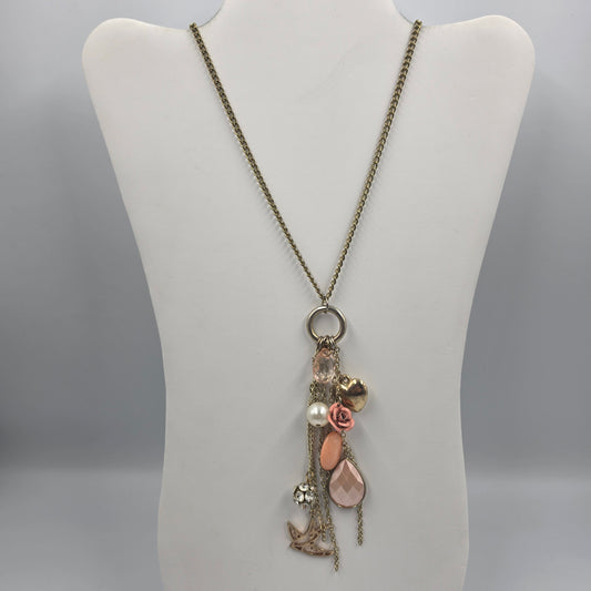 BCB GENERATION 29"-31.5" Multi Charm Tassel Necklace