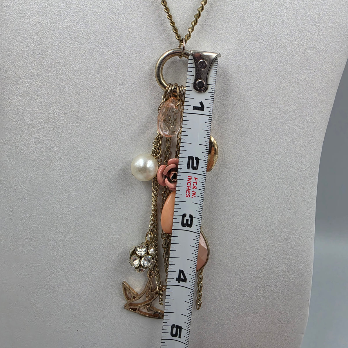 BCB GENERATION 29"-31.5" Multi Charm Tassel Necklace