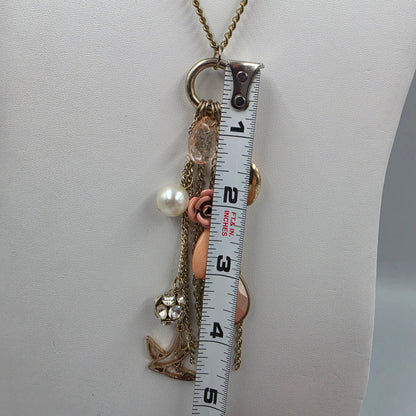 BCB GENERATION 29"-31.5" Multi Charm Tassel Necklace