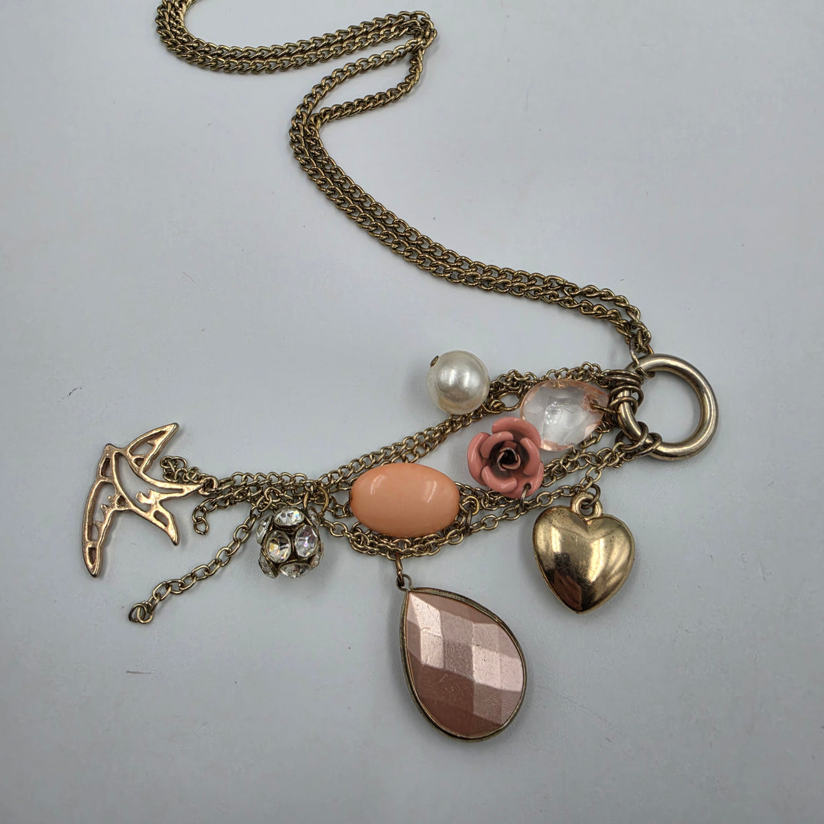 BCB GENERATION 29"-31.5" Multi Charm Tassel Necklace