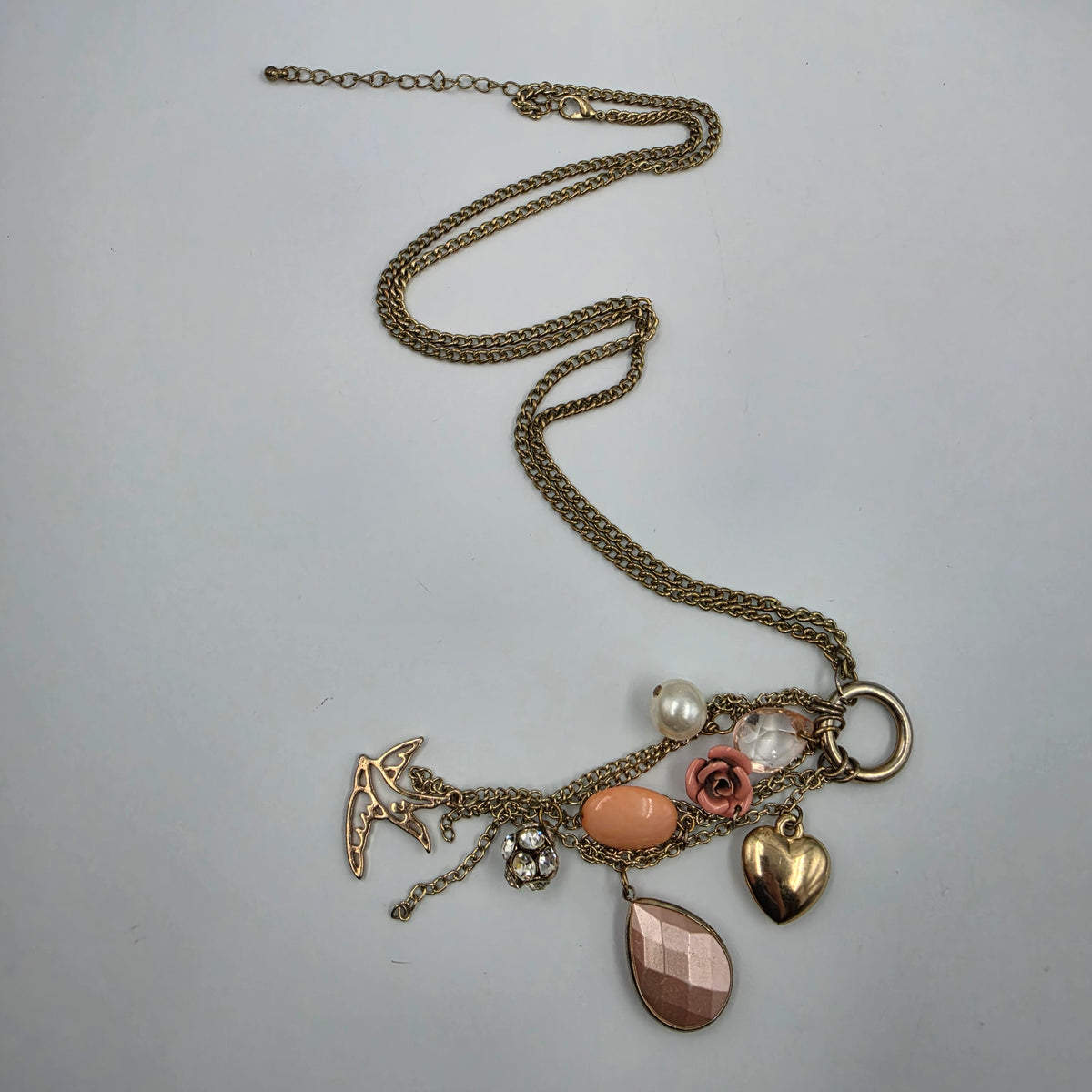 BCB GENERATION 29"-31.5" Multi Charm Tassel Necklace
