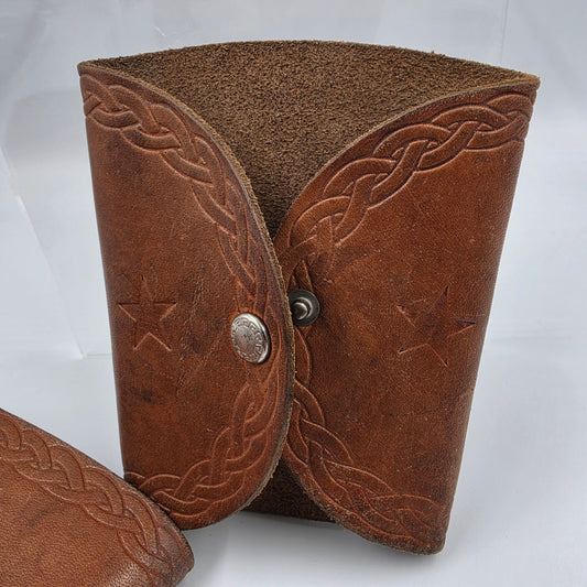 RANGER Vintage 1950's-60's Tooled Leather Wrist Guards