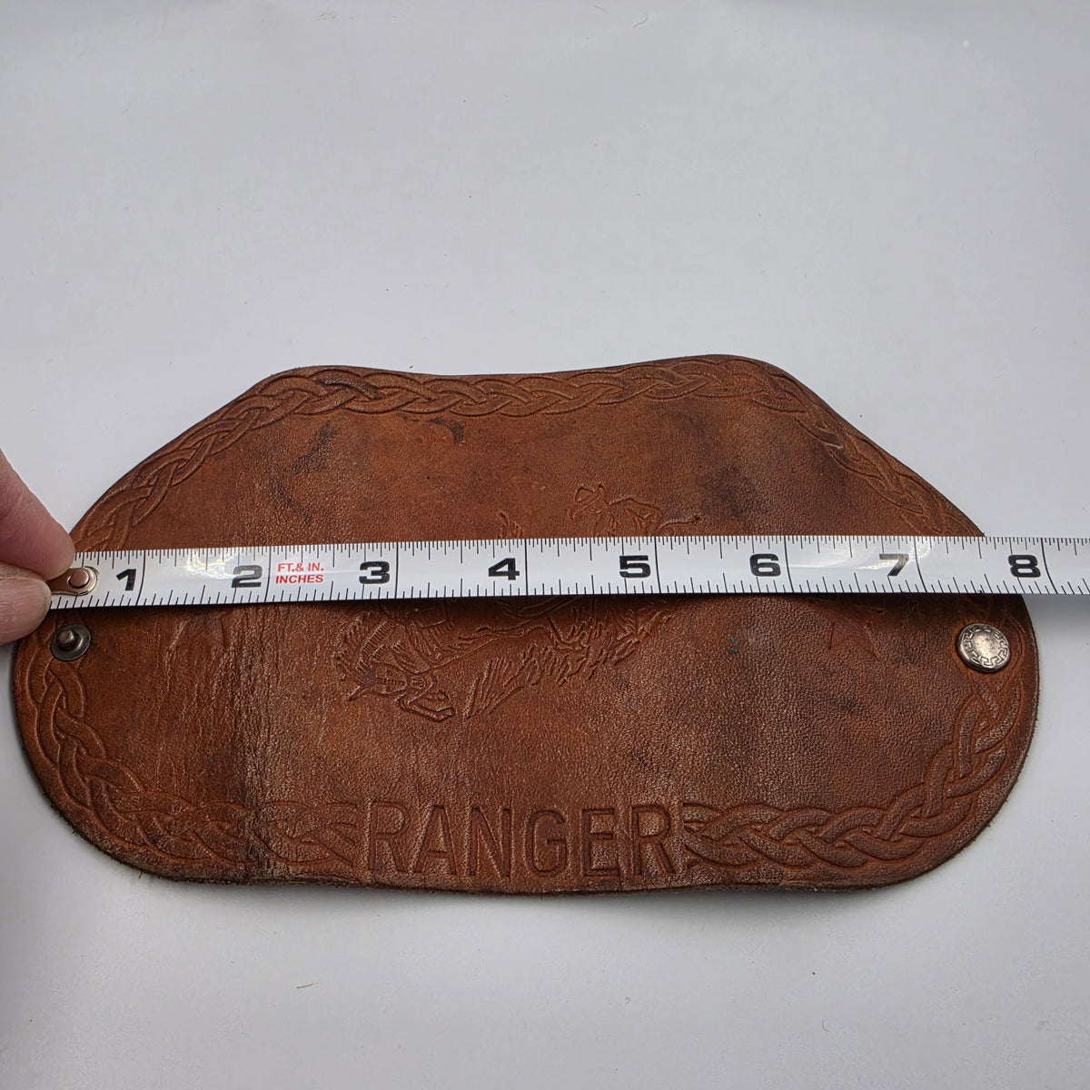 RANGER Vintage 1950's-60's Tooled Leather Wrist Guards