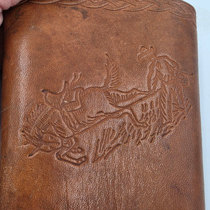 RANGER Vintage 1950's-60's Tooled Leather Wrist Guards