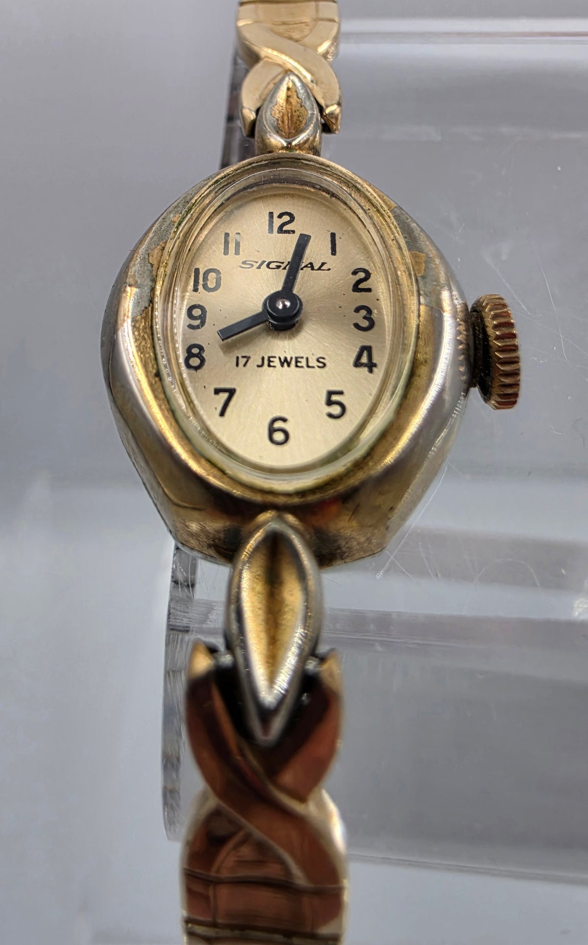1950's-60's 10k Rolled Gold Plated Manual Wind Women's Expansion Band Watch