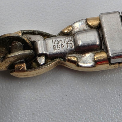 1950's-60's 10k Rolled Gold Plated Manual Wind Women's Expansion Band Watch