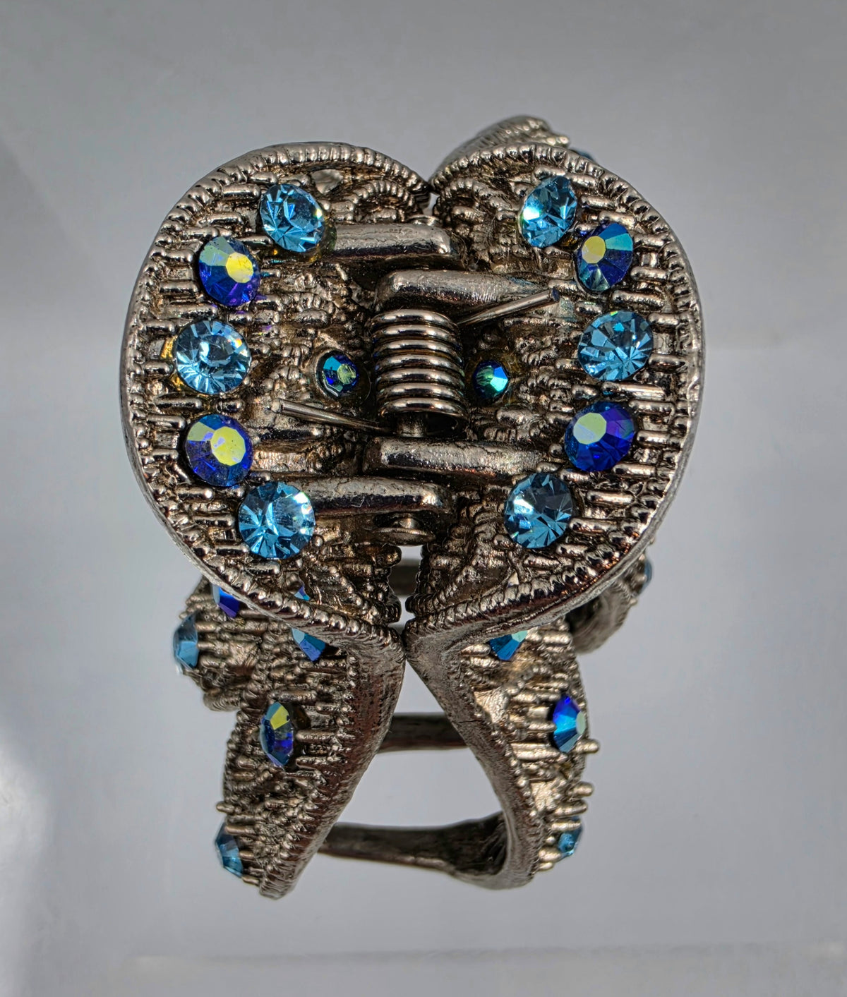 Multi Rhinestone Metal Vintage Style Hair Clip
