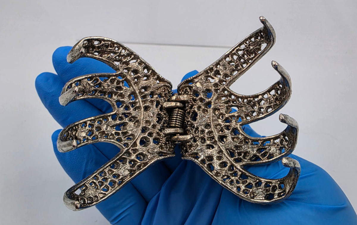 Multi Rhinestone Metal Vintage Style Hair Clip