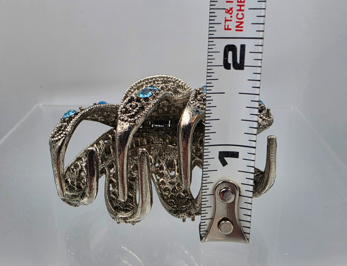 Multi Rhinestone Metal Vintage Style Hair Clip
