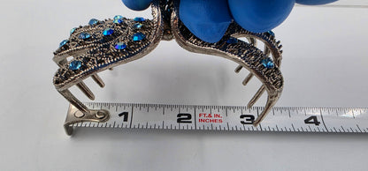 Multi Rhinestone Metal Vintage Style Hair Clip