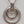 Sterling Silver Dbl. Beaded Chain/ Triple Circle Crystal Pendant & Earrings Set