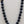 Blue Dumortierite Polished 14mm Bead/Sterling Silver Clasp 17