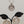 Sterling Silver Dbl. Beaded Chain/ Triple Circle Crystal Pendant & Earrings Set