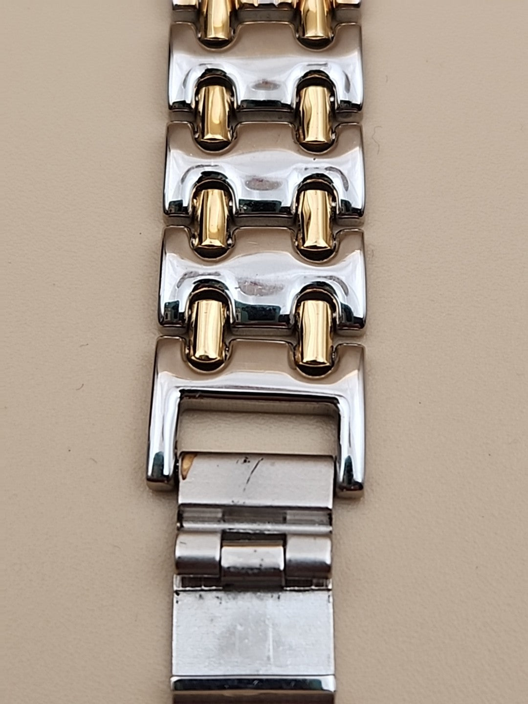 CROTON Vintage Quartz Gold/Silver Tone Women's Wristwatch New Battery