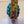 MICHAEL DAWKINS Sterling Silver Sleeping Beauty Turquoise Cluster Ring Size 7