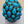 MICHAEL DAWKINS Sterling Silver Sleeping Beauty Turquoise Cluster Ring Size 7