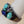 ROSS SIMONS Turquoise/Lapis/Amethyst/Black Rhodium Over Sterling Ring Size 7.25