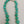 GRASSMAN-BLAKE 14k/Natural Green Onyx/Double Knotted/Graduated/Beaded Necklace