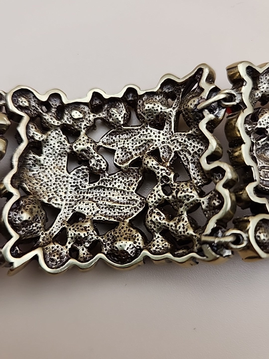 HEIDI DAUS Multi Color Faceted Swarovski Crystal/Dragonfly Panel Bracelet