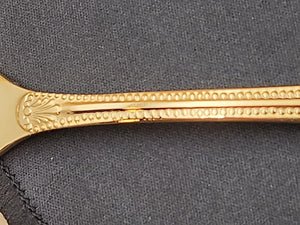 PRESTIGE SUPREME By Towle 24k Plated Set Of 6 Shrimp/Cocktail Forks