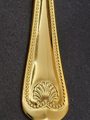 PRESTIGE SUPREME By Towle 24k Plated Set Of 6 Shrimp/Cocktail Forks