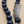 Blue Dumortierite Polished 14mm Bead/Sterling Silver Clasp 17