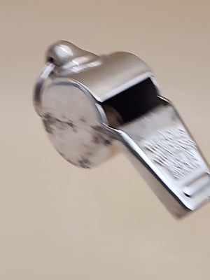 Acme Thunderer Whistle/ Rawlings Advertising Solid Brass/ Made in England
