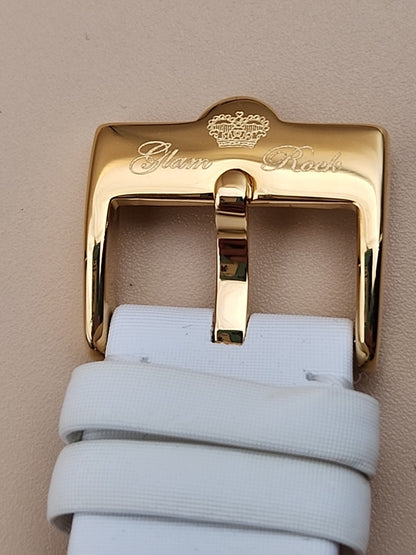 GLAM ROCK Miami Swiss Made Gold/Silver Tone Women's Watch